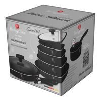 BERLINGERHAUS Sada příborů 24 ks Matte Black Collection BH-3077