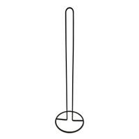 TORO STOJAN NA TOALETNÍ PAPÍR MAT ČERNÁ 16X16X56CM SS_hamashop