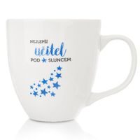 hrnek 340ml SRDCE, šedý BL-4601-3 keramika