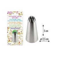 špička d25x50mm UZAV.HVĚZDA TRY-4, zdobící, NR