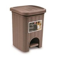 koš odp. 6l pedál.mocca ratan, 28x20,5x20,5cm