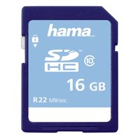 Hama SDHC 16 GB 22 MB/s CLASS 10