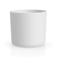 obal d22cm LORA bílá, matná, plast