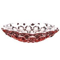 mísa d35cm, BOHEMIA SAMBA PINK, barev. sklo