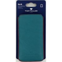 TOM TAILOR Crumpled Colors pouzdro na mobil, velikost XL, tyrkysové