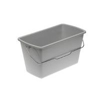 vědro 13l hran.,44x22x22,5cm, sever.šedé, plast