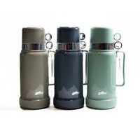 termokonvice 1,0l, 3BARVY (BS-100G), 2šálky, plast/sklo