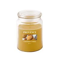 Provence SVÍČKA VE SKLE S VÍČKEM 510G, SKOŘICOVÉ SUŠENKY_hamashop