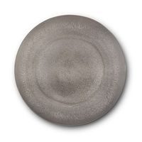 talíř d19,0cm dezertní, šedý, ALEXANDRA, v.2,0cm, porcelán