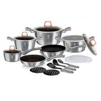 BERLINGERHAUS Sada nádobí s titanovým povrchem 18 ks Moonlight Edition BH-7037