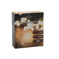 HIT ŘETĚZ 60LED TEPLÁ 3M ČERNÝ 3XAA 5CM_hamashop