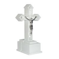 kříž ledový, 15cm, LED osvětlení