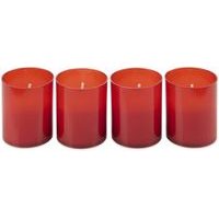 svíčka hřbit. 50g(60g), 4ks, červená, vklad