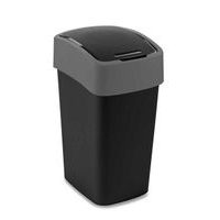 koš odp.25l Flipbin černý/šedý, výkl.(26x34x47cm)