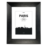 Hama Paris Plastic Frame, black, 13 x 18 cm