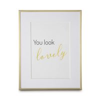 Hama portrétový rámeček SASSY, 10x15 cm, zlatá matná