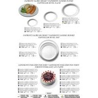 talíř d23cm mělký -100ks-papírový