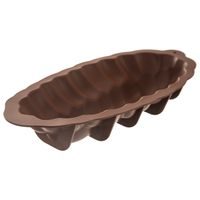 Forma silikon vánočka 41x20,5 cm hnědá