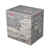 BERLINGERHAUS Sada nádobí s titanovým povrchem 15 ks Sahara Collection BH-8081