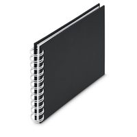 Hama album klasické spirálové FINE ART 18,5x15 cm, 30 stran, nová černá, bílé listy