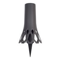 váza d10x34,5cm ROSETA 1,3l ANTRACIT zapichovací