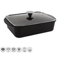 pekáč 35x22,5x12cm GRANDE+víko sklo, IND., nepř.povrch