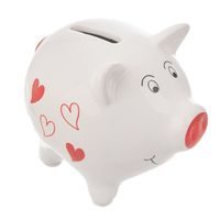 Pokladnička prasátko SRDCE