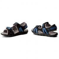 Dětské letní boty GEOX J S. STRADA BLACK/ROYAL