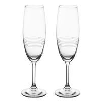 sklen. 220ml, 2ks, d4,5x6,5, v.23,cm, SRDÍČKA, DB šampus