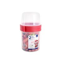LOCKNLOCK DÓZA NA POTRAVINY 2V1, 560ML+310ML_hamashop