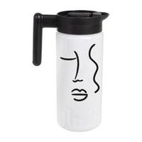 džbán 1,46l, WATER, bílé sklo/plast