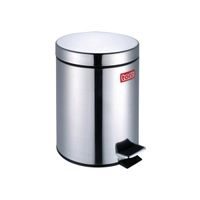 TORO Koš na odpadky nášlapný, objem 5 l, 20,3 x 27 cm_hamashop