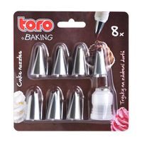 TORO TRYSKY NA ZDOBENÍ DORTŮ 7KS Á 3,2X1,8CM, NEREZ_hamashop
