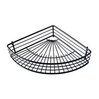 TORO POLIČKA ROHOVÁ KOUPELNOVÁ ČERNÁ DRÁT 6,6x31,5x22,7_hamashop