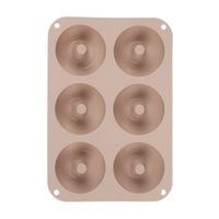 O Forma silikon donuty 6 béžová