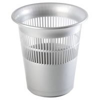 koš odp.11l, d29x31cm,stříbrný, kancel,papír, plast
