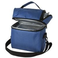 REDCLIFFS Chladící taška s dózami na jídlo a nerezová lahev modrá KO-170488710modr