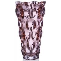 váza 30,5cm, BOHEMIA SAMBA PINK, barev. sklo