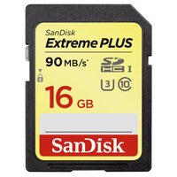 SanDisk Extreme Plus SDHC 16 GB 90 MB/s Class 10 UHS-I NÁHRADA ZA 123813