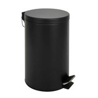 TORO KOŠ NA ODPADKY, NÁŠLAPNÝ NEREZ ČERNÝ,20L,29,2X45CM_hamashop