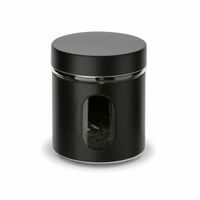 dóza 0,65l SKLO ČERNÁ, d10x12cm, průhled *PO 15.6.