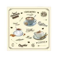 PROCOS UBROUSKY 3VRSTVÉ CAFÉ BISTRO 33X33CM