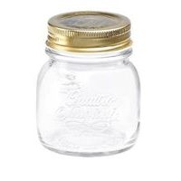 sklen.zavař. 150ml QUATTRO ST. 5,5x6,5x8,5cm, kov.šr.uzávěr
