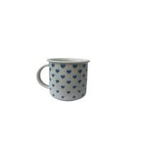 hrnek 250ml TINA - modrá SRDÍČKA, U3395/25, čes.porcelán