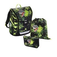 Školní aktovka - 3-dílný set, Baggymax Fabby Dino