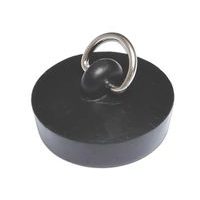 Nezařazeno ZÁTKA 46MM,ČERNÁ S PŮLKROUŽKEM VANOVÁ,PRYŽ B2/17_hamashop