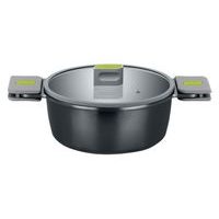 hrnec+PO skl. d28cm BRA LIFE 5,7l, keram., 2ucha, litý hliník