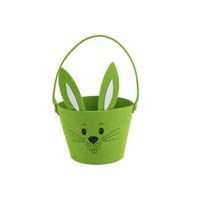 TORO KOŠÍK VELIKONOČNÍ "ZAJÍČEK"15X12CM, PLSTENÝ,ASS_hamashop