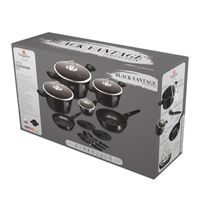 BERLINGERHAUS Sada nádobí s titanovým povrchem 10 ks Deep Sea Collection BH-8381