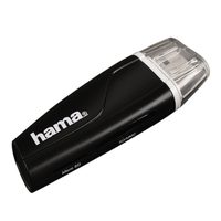 Hama čtečka karet USB 2.0 SD/microSD, černá